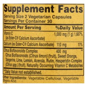 American Health - Ester-c With Citrus Bioflavonoids - 500 Mg - 60 Vegetarian Capsules